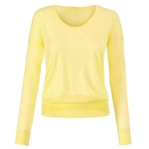 CAbi | Daffodil Yellow | Gossamer Pullover  Sweater | S